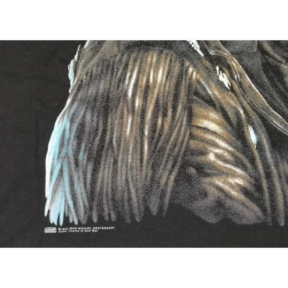 Vintage JOHN MICHAEL MONTGOMERY JMM Tour 1995 Double Sided Nice Man T-Shirt XL - Picture 4 of 8